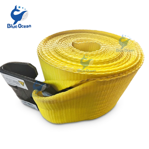 Sangle de fixation robuste pour camion et fourgonnette, 4 pouces x 27 pieds, sangle de fixation en polyester pour camion - Product Image 3