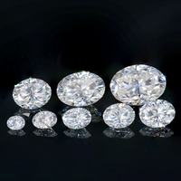 XINGYUE Vente en gros Moissanite blanche taille ovale 1ct VVS 5x7mm, pierre précieuse de laboratoire synthétique pour bijoux, effet de couleur et de feu, certifiée tierce partie