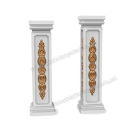 Moules à clôture en béton en stock, réutilisables, pour balustrades, poteaux, balustres, bollards et colonnes d'isolation en plastique