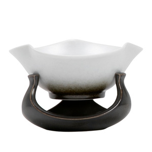Ceramic <b>Tea</b> Strainer Set Porcelain Elegant White Matte Finish Reusable Kung Fu <b>Tea</b> <b>Infuser</b> Household Use - Product Image 5