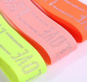 定制荧光彩色弹性腰带库存内衣，带耐用织带材料 - Product Image 2