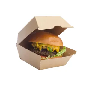 ハンバーガー用のカスタマイズされた紙箱フライドポテトボックス