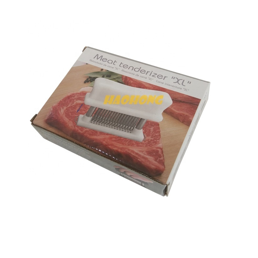 Banfluxion 48-Needle Stainless Steel Meat Tenderizer – For Beef, Pork, Steak & Poultry
