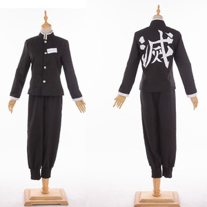 Disfraz <span class=keywords><strong>de</strong></span> Cosplay <span class=keywords><strong>de</strong></span> Anime Kimetsu No Yaiba <span class=keywords><strong>de</strong></span> Rengoku Kyoujurou en Kimono Uniforme para Fiesta <span class=keywords><strong>de</strong></span> Halloween y Navidad - Product Image 3