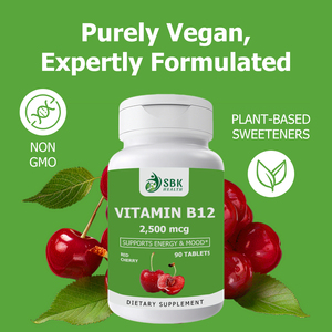 Tabletas de Vitamina B12 en Oferta, Apoyan Niveles Saludables de Energía, Mantienen los Niveles de Energía, Promueven la Salud Cerebral - Product Image 4