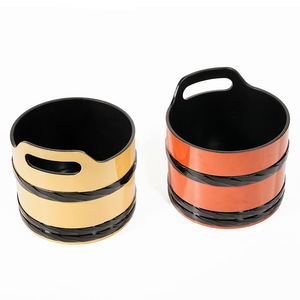 Cubetera de Estilo Japonés, Redonda, de Plástico, Diseño Oriental, Enfriador de Bebidas para Fiestas, Lujoso, Retro, Tamaño Pequeño - Product Image 4