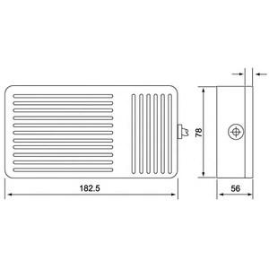 एबीएस प्लास्टिक SPDT काले दीपक वायरलेस पैर स्विच पैर पेडल स्विच FS01 TFS-01 - Product Image 2
