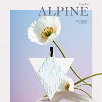 TopOne Coffret Parfum Auto avec Pierre Diffuseur Forme Rose et Huile Parfumée pour Trajets Quotidiens
