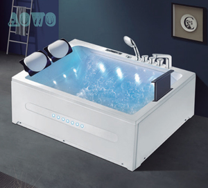 AOWO-bañera de hidromasaje para 2 personas, bañera de hidromasaje grande, jakuzzy, 2 seks, Spa perezoso, 50 luces Led - Product Image 4