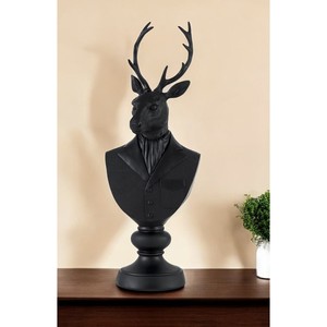 HMS 23 \ "busto di cervo in Polyresin nero scultura da tavolo Anime personaggio statua per la decorazione della casa dipinta modello di tecnica - Product Image 2