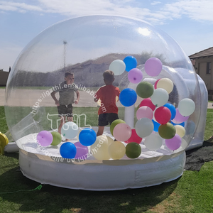 Nhà mái vòm bong bóng trong suốt khổng lồ giảm giá, kèm máy thổi khí, có thể chứa bóng bay bên trong, mẫu nhà bật nhảy - Product Image 4