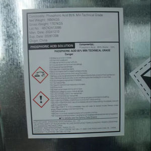 Usine chinoise alimentaire/qualité industrielle 85% acide phosphorique 75% acides inorganiques acide phosphorique H3PO4 - Product Image 1
