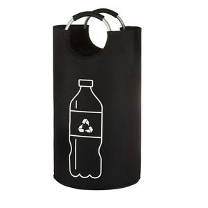 <b>Large</b> Capacity 82L Household Folding Laundry Hamper Dirty Clothes <b>Storage</b> <b>Basket</b> with Aluminum Handle <b>Storage</b> Barrel - Product Image 6