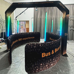 2025ใหม่360เหนือศีรษะแบบปรับได้บูธถ่ายภาพงานแต่งงานเช่าเชิงพาณิชย์ - Product Image 5