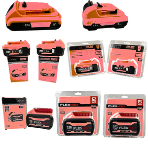 แบตเตอรี่ลิเธียมแบบชาร์จไฟได้สำหรับเครื่องมือไร้สาย Walt รุ่น De 12v/20v/60v 2a 5ah 6ah 9ah 12ah 15ah ชุดแบตเตอรี่สำรองแท้ - Product Image 1