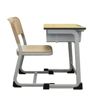 ZOIFUN Vente en gros de mobilier scolaire pour le Moyen-Orient, ensemble bureau et chaise individuels pour étudiants