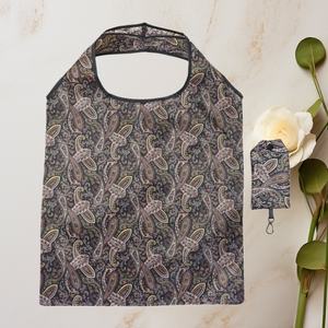 Bolsa de Compras Plegable Ecológica de Poliéster con Diseño Creativo de Letras Impresas, Bolso de Mano Moderno para Almacenamiento - Product Image 2