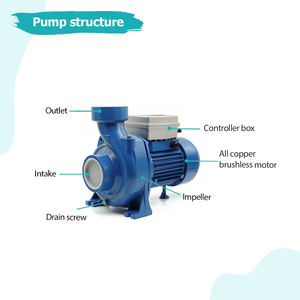 Pompa sentrifugal priming otomatis 1200 V, 3 inci 30M Shop 108 W DC tanpa sikat 17M pompa sentrifugal untuk penggunaan pertanian - Product Image 4