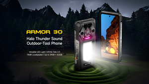 Teléfono Resistente Ulefone Armor 30, 12800 mAh, Altavoz Halo, Luz de Camping, Visión Nocturna de 64 MP, 12+512 GB, Cámara de 50 MP, Teléfono Android 15 - Product Image 4