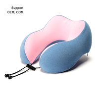 Oreiller de voyage en mousse à mémoire de forme en forme de U pour enfants et adultes, coussin de siège de voiture, soutien du cou, maintien, sommeil confortable, voyage