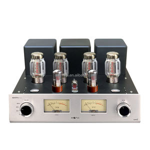 Superventas KT88 Push-pull 56W Amplificador <span class=keywords><strong>de</strong></span> tubo Hi-fi Hogar Receptor <span class=keywords><strong>de</strong></span> audio profesional Karaoke Metal dorado Sonido <span class=keywords><strong>de</strong></span> alta fidelidad - Product Image 2