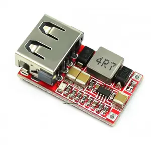 DC 6-20V 12V/24v to 5V USB Output charger step down Power Module Mini DC-DC Step Up Boost Module Power Adjustable buck Converter