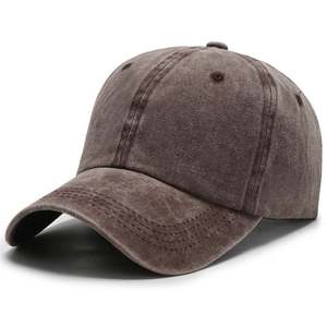 Wholesale Custom Logo 6 Panel Unisex Blank Washed Unstructured Low Profile Dad <b>Hat</b> 100% Cotton Plain Strapback Sporty <b>Formal</b> - Product Image 6