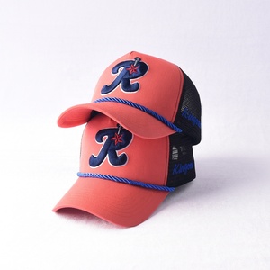 Casquette de baseball unisexe Kingone personnalisée, réglable, non décolorante, en maille unie, 5 panneaux, pour le printemps, l'été, les sports, affichage du logo pour les fans - Product Image 3