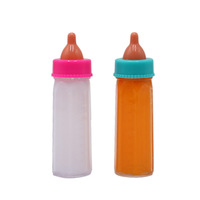 Bouteille Magique Amusante pour Disparaître de la Vue (Lait et Jus) – Accessoire de Magie en Plastique pour Poupées – Bouteille de Lait Magique en Plastique pour Tours de Magie