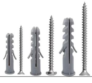 Chevilles d'expansion jaunes en plastique 5*25mm pour <span class=keywords><strong>fixation</strong></span> sécurisée de cadres et de colonnes murales - Product Image 5