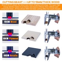 Graveur laser à diode 5W SCULPFUN S9, best-seller, pour usage domestique, machine de gravure laser de bureau