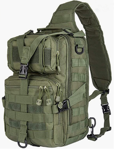 Sac à bandoulière tactique multifonctionnel pour hommes avec sac à bandoulière MOLLE EDC pour l'extérieur/voyage - Product Image 2