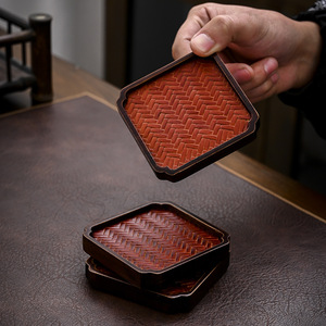 Chinese Style Bamboo <b>Tea</b> <b>Tray</b> Irregular Shape Waterproof Kung Fu <b>Tea</b> Accessory Dry Brewing Stand Household Teapot Holder - Product Image 4