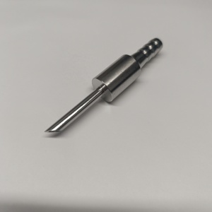 Bouteille <span class=keywords><strong>de</strong></span> solution saline réutilisable en acier inoxydable avec embout |   Autoclavable 134 ° C |   Luer Lock anti-fuite pour chirurgie <span class=keywords><strong>de</strong></span> liposuccion - Product Image 4