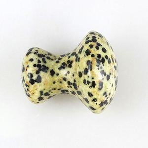 Outil Gua Sha unique en forme de champignon, pierre de jaspe dalmatien, masseur facial naturel pour la thérapie par acupression et les soins de la peau, 126 <span class=keywords><strong>Char</strong></span> - Product Image 2