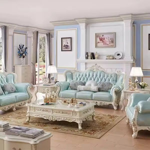 Canapé <span class=keywords><strong>d</strong></span>'angle en bois massif de luxe européen en forme de L avec finition or champagne pour salons, salles à manger et hôtels - Product Image 3