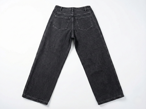 Pantalones Vaqueros Anchos de Mezclilla Retro Y2K para Hombre y Mujer, de Cintura Alta, Pierna Recta, Casuales, de Algodón, con Lavado Ácido - Product Image 6