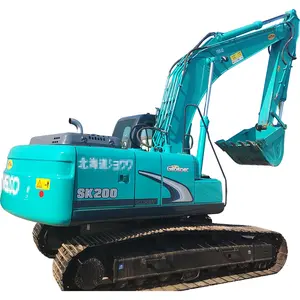 Efficient Japan made used KOBELCO SK200 large excavator used 20TON crawler excavator sale with spare parts