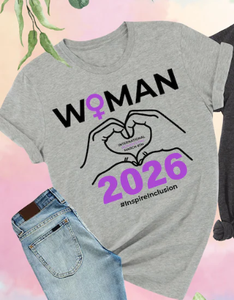 T-shirt Grafica Simbolo Donna 2026, Maglietta Femminista Girocollo Casual da Donna, Top per la Consapevolezza sull'Ugualità - Product Image 3