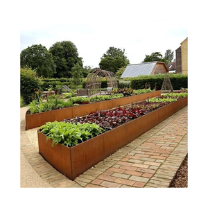 Maceta de <span class=keywords><strong>Acero</strong></span> Corten, Grande, Vertical, Borde de Jardín de <span class=keywords><strong>Acero</strong></span> Corten, Maceta Redonda de <span class=keywords><strong>Acero</strong></span> Corten - Product Image 6