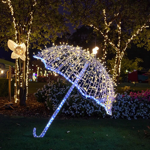 Ngoài trời không thấm nước treo dẫn dây ánh sáng đường phố Motif Giáng sinh trang trí với ô hình dạng dây mô hình IP65 đánh giá - Product Image 3