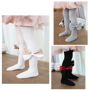 Kids Bow <strong>Tights</strong> Wholesale Children Kids <strong>Baby</strong> Girls Seamless Cable Knit <strong>Tights</strong> Stockings Cute Bow Children Girl Pantyhose <strong>Tights</strong> - Product Image 3