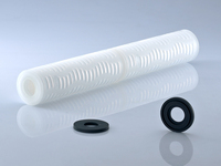 Kartrid Filter berlipat membran hidrofobik 20 "dengan DOE/222/226 untuk filtrasi Elektronik Kimia Industri