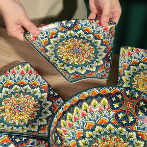 Nordic Bohemia Ceramic Plates <b>Sets</b> Dinnerware Party Tableware & Table Decorations - Product Image 1