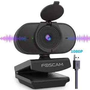 Foscam W25 MJPEG/YUV2 Full Hd 1080P Trình Điều Khiển Usb Pc Webcam Android Tv Video Trò Chuyện Web Cam Camera Webcam Nhỏ Cho Mac/Hội Nghị