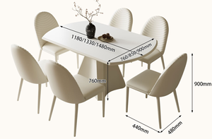 Tavolo <span class=keywords><strong>da</strong></span> Pranzo Moderno Rotondo Allungabile in Legno con Piano in MDF Bianco Lucido per Casa, Hotel, Cucina, Arredamento Salvaspazio - Product Image 6