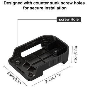 <span class=keywords><strong>Support</strong></span> pour <span class=keywords><strong>batterie</strong></span> au Lithium, porte-outil pour <span class=keywords><strong>Makita</strong></span>/Bosch, dewb Milwaukee, <span class=keywords><strong>18V</strong></span>, BL1830, M18, DCB203, BAT609 - Product Image 5