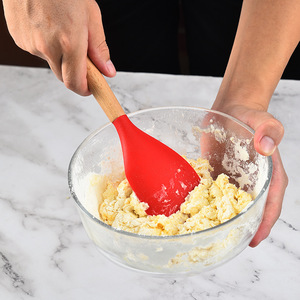 Cấp thực phẩm <span class=keywords><strong>Silicone</strong></span> Baking thìa với tay cầm bằng gỗ <span class=keywords><strong>Silicone</strong></span> mứt rải Kem scraper đồ nấu nướng <span class=keywords><strong>Silicone</strong></span> thìa - Product Image 5