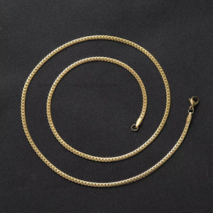 Cadena de Acero Inoxidable NK Encriptada de 3 mm, Joyería Hip Hop con Cadena, Collar Hip Hop de Acero Inoxidable, Moda Tanjing - Product Image 3