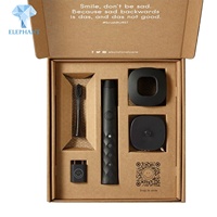 Vente en gros de boîte d'emballage jetable de luxe avec logo personnalisé pour petit téléphone pliable en carton ondulé